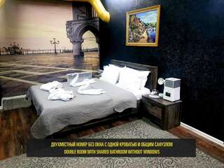 Отель L.E.S. Hotel Алматы Двухместный номер с 1 кроватью и общей ванной комнатой-10