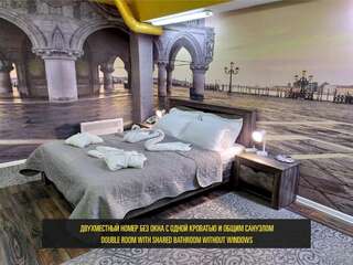 Отель L.E.S. Hotel Алматы Двухместный номер с 1 кроватью и общей ванной комнатой-11